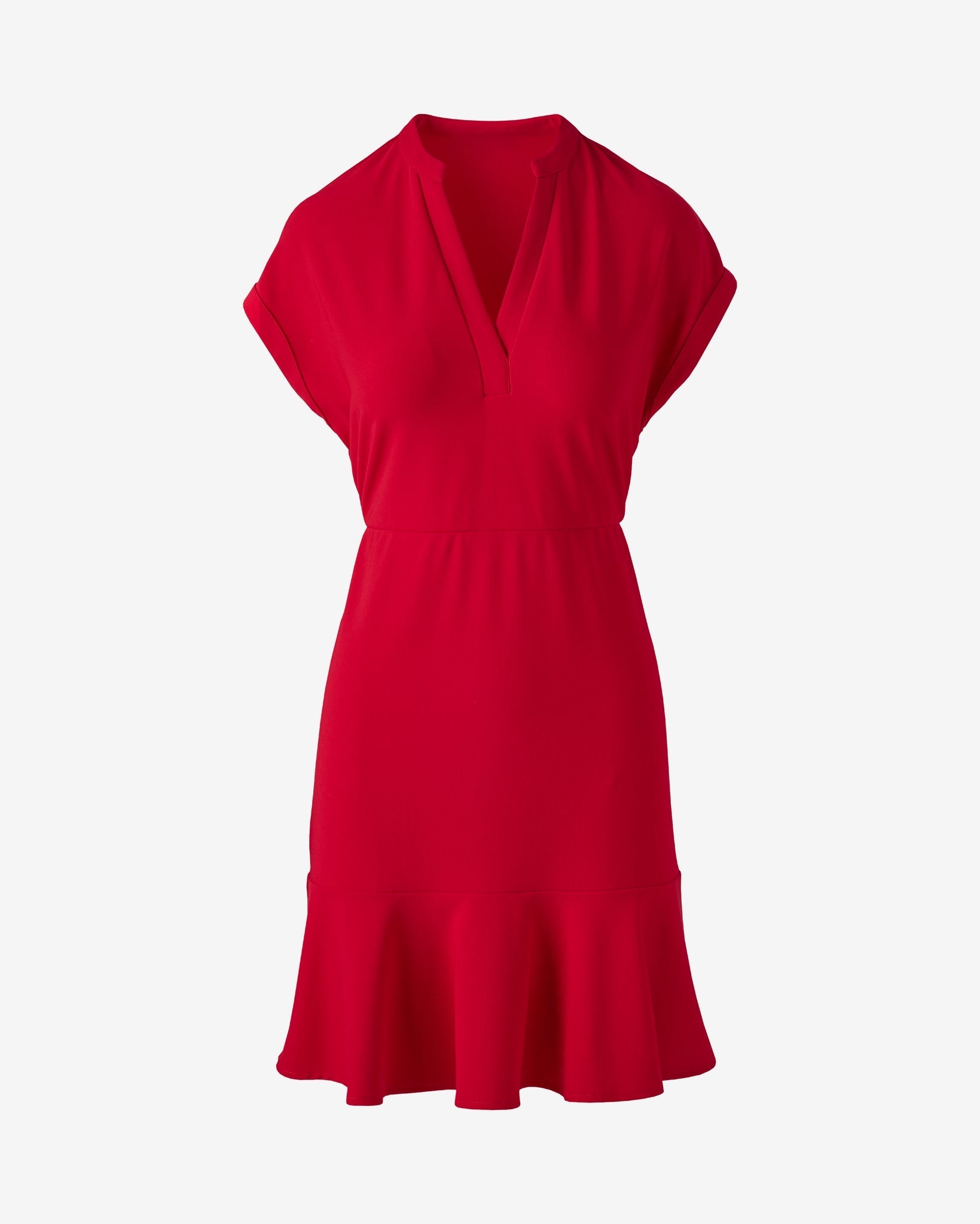 Beyond Travel Cap Sleeve Dress Tango Red