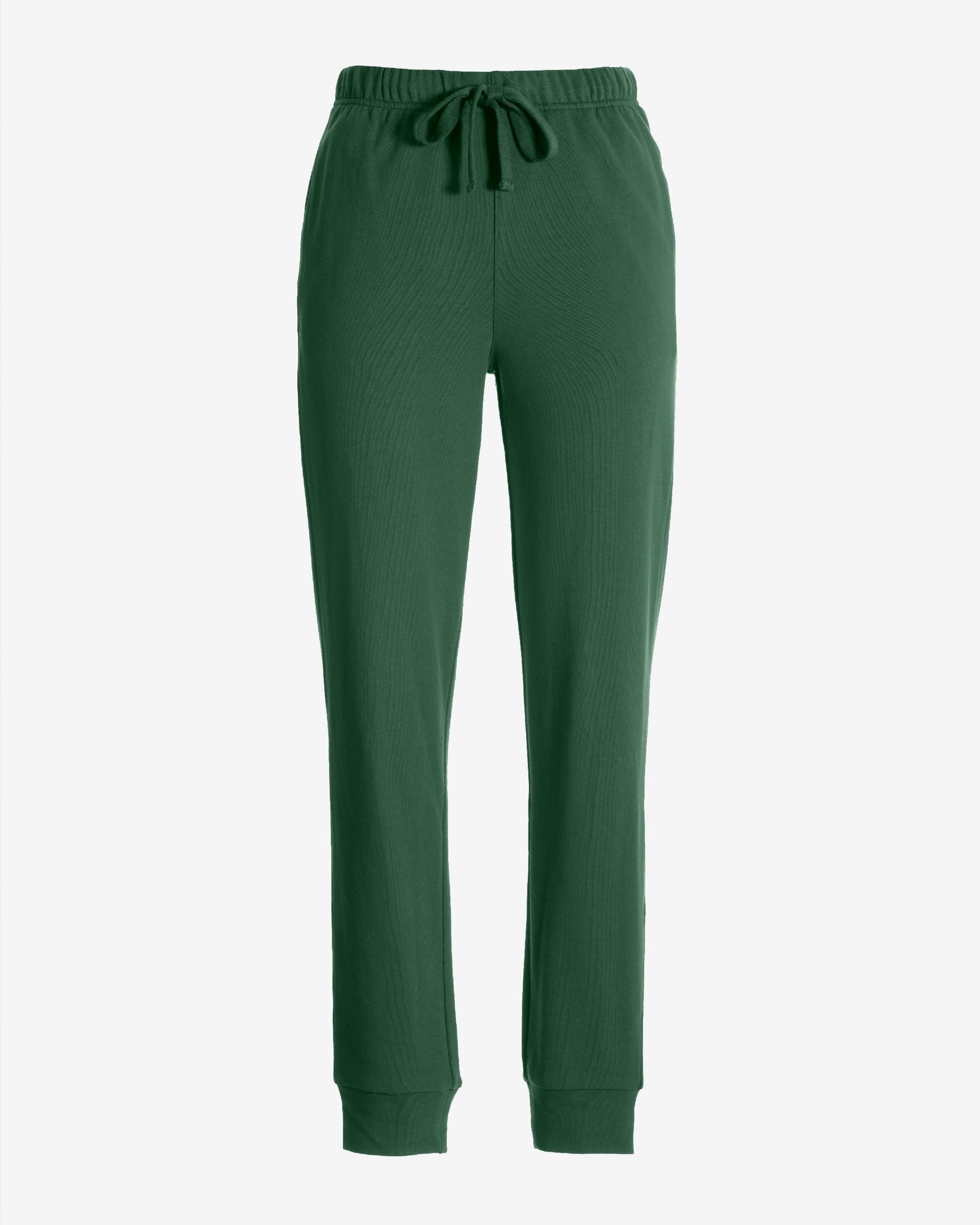 Cotton Comfort Drawstring Pocket Jogger Thyme Green