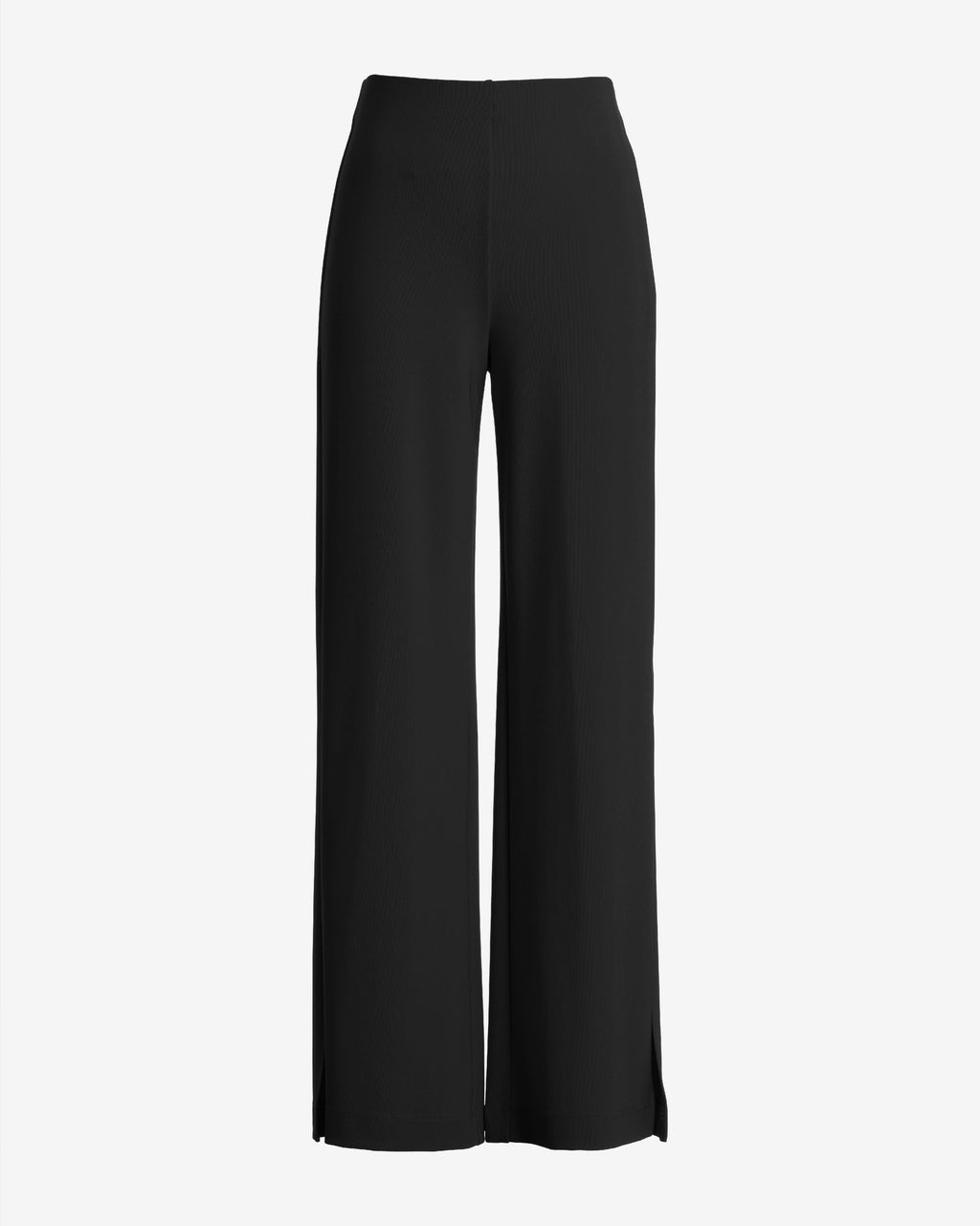 Beyond Travel Side Slit Pant Jet Black