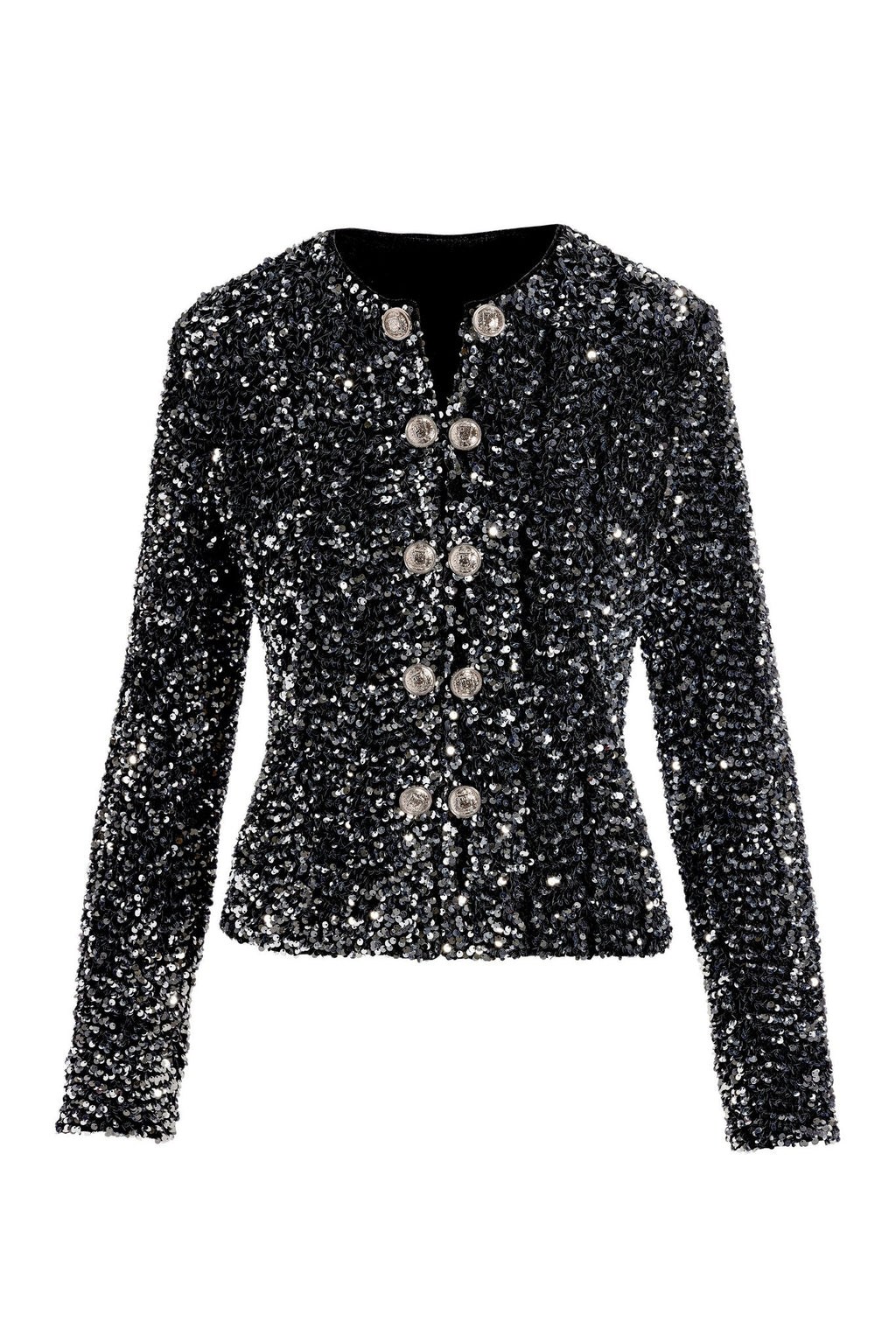 Effortless Sequin Jacket Silver