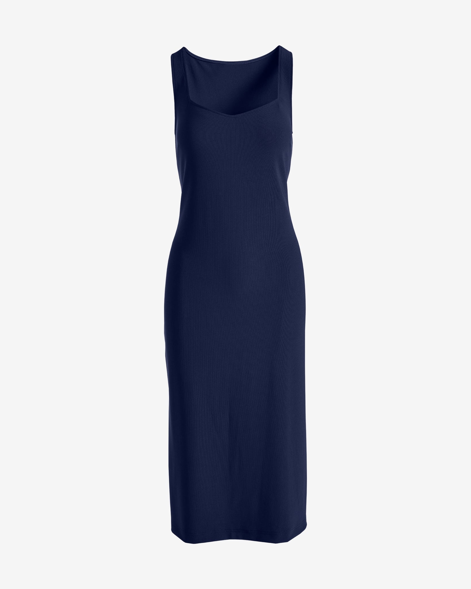 Beyond Travel Sweetheart Neckline Midi Dress Maritime Navy