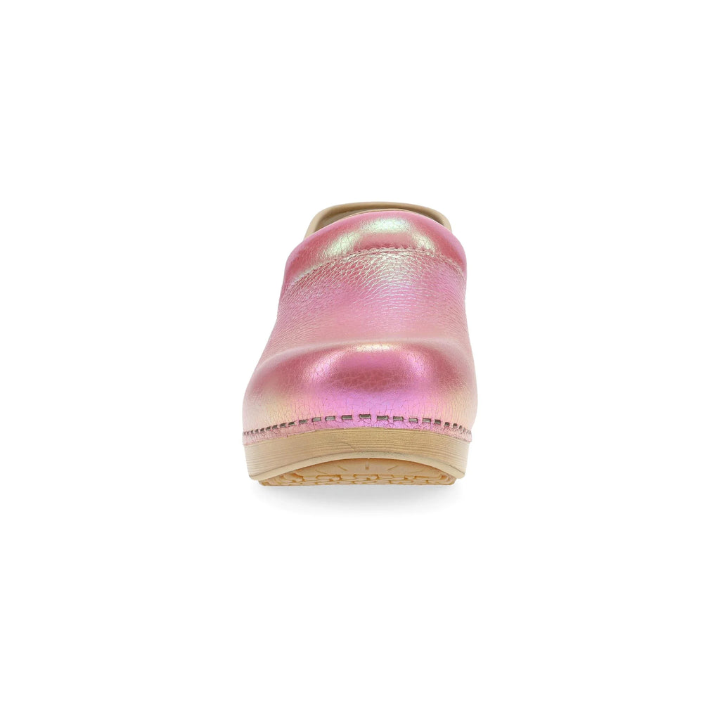 Dansko Women's XP 2.0 in Pink Iridescent Leather Clog