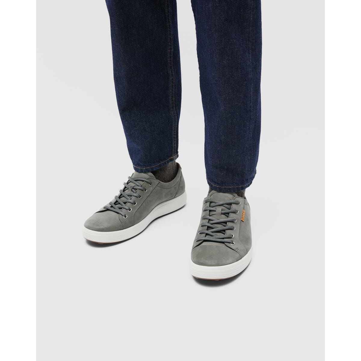 ECCO Men's Soft 7 Leather Sneaker