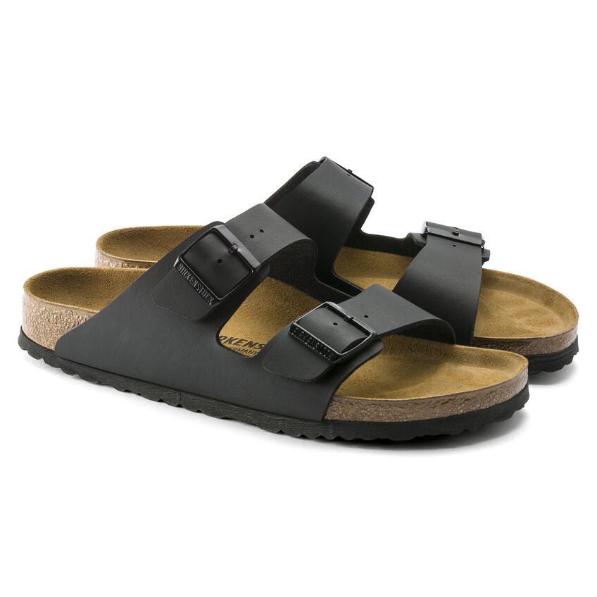 Birkenstock Arizona Birko-Flor Classic Footbed Sandal in Black