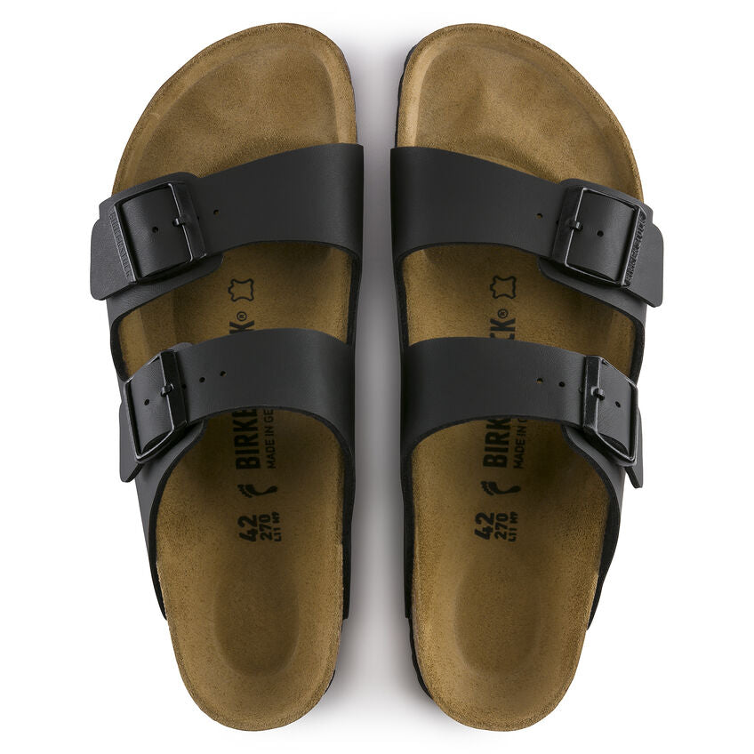 Birkenstock Arizona Birko-Flor Classic Footbed Sandal in Black
