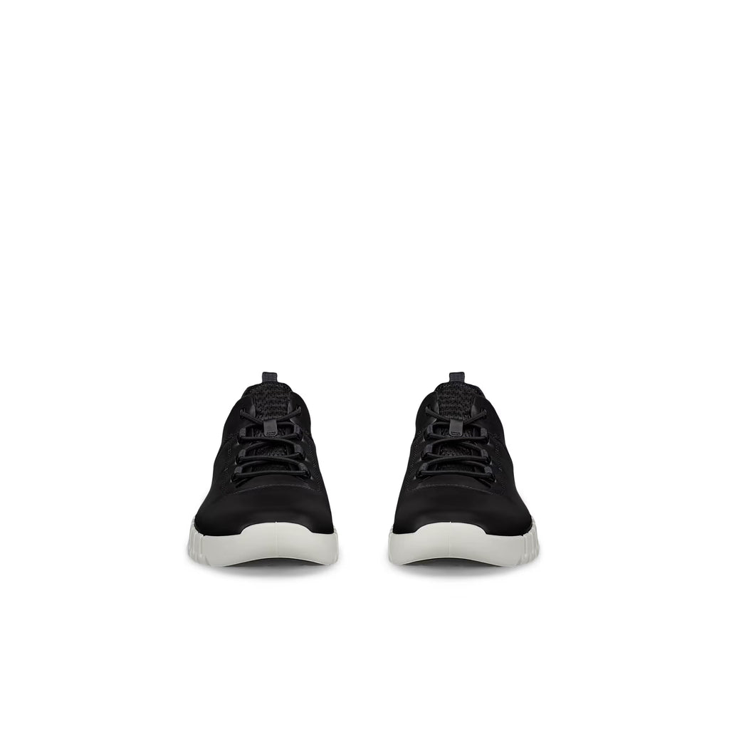Ecco Men's Gruuv Sneaker in Black Black