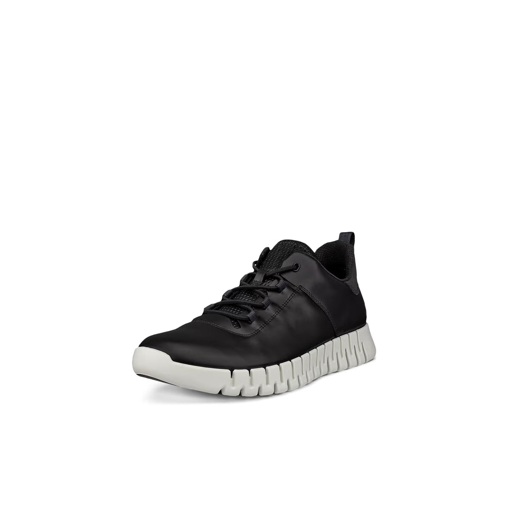 Ecco Men's Gruuv Sneaker in Black Black
