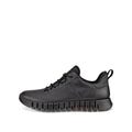 ECCO Men's Gruuv Leather Gore-Tex Sneaker in Black