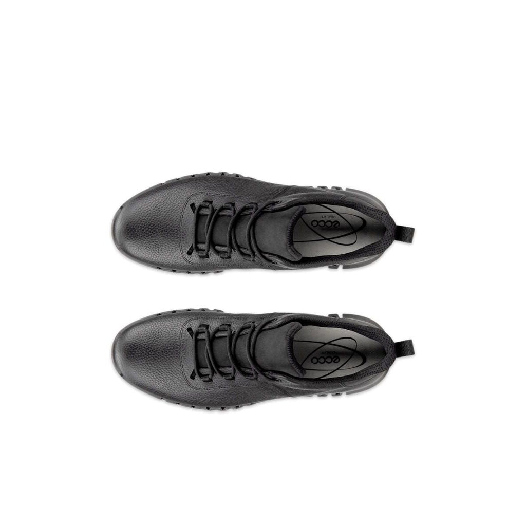 ECCO Men's Gruuv Leather Gore-Tex Sneaker in Black