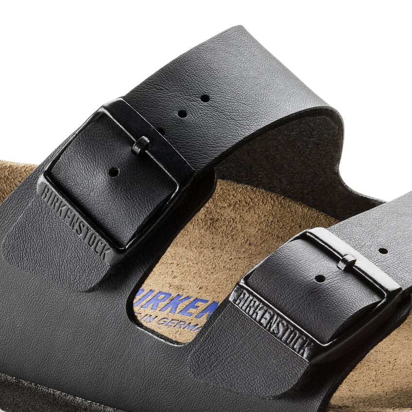 Birkenstock Arizona Birko-flor Soft Footbed Sandal in Black