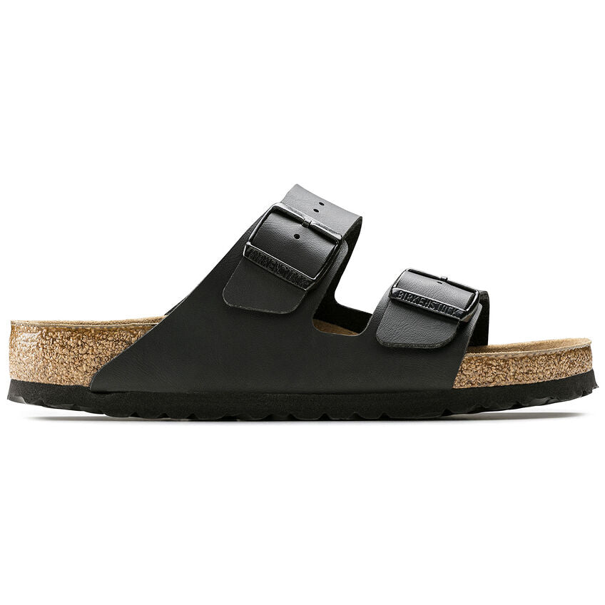 Birkenstock Arizona Birko-flor Soft Footbed Sandal in Black