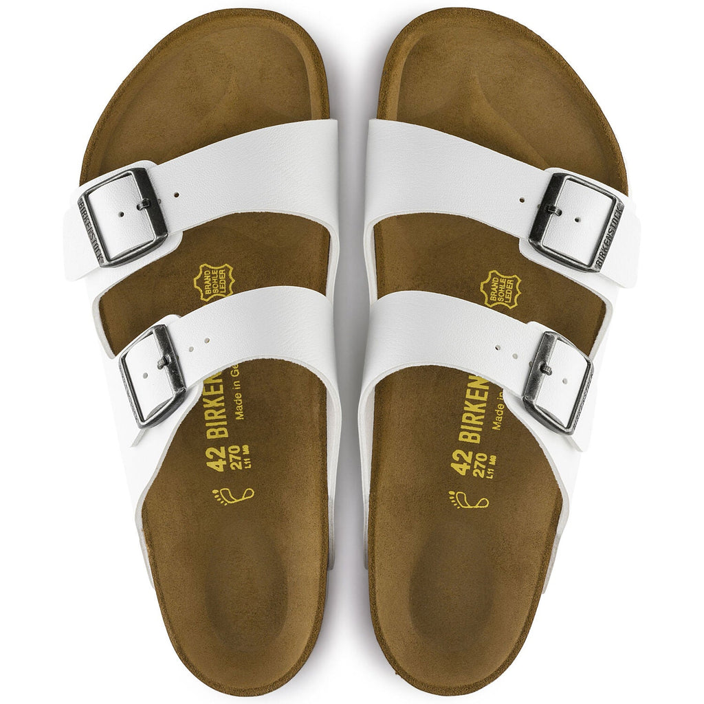 Birkenstock Arizona Birko-Flor Classic Footbed Sandal in White