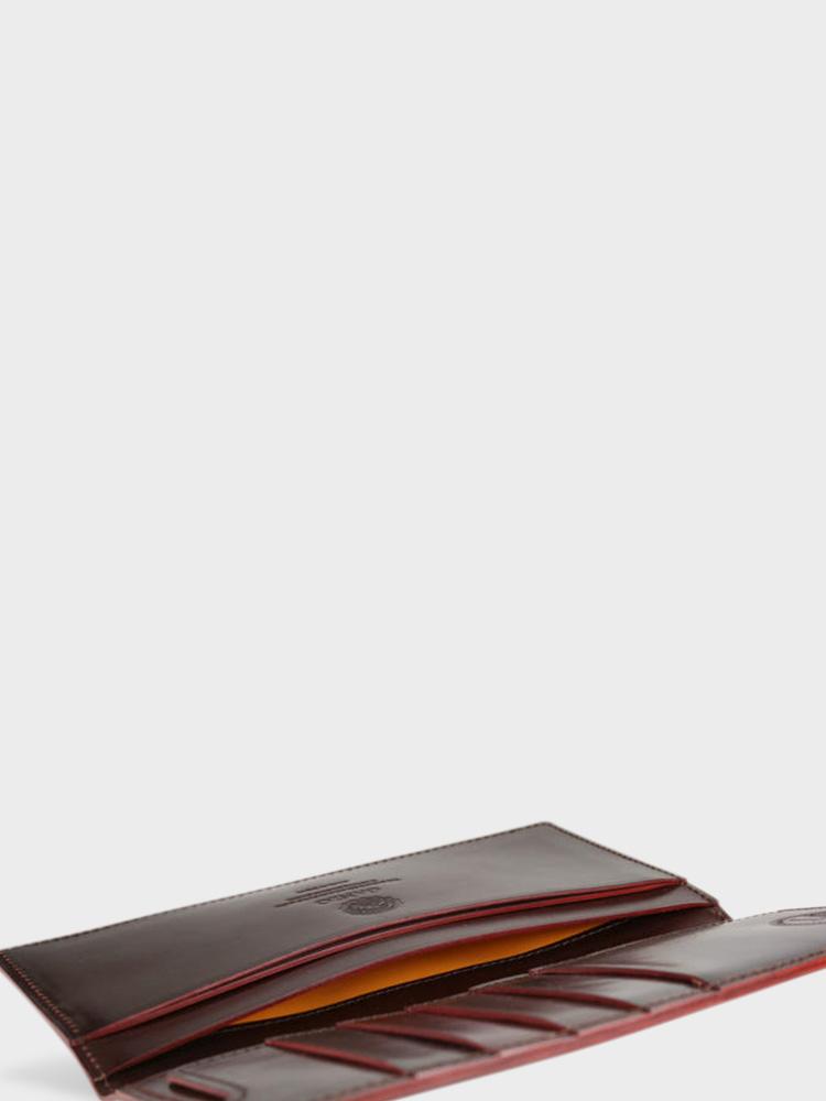 SHELL CORDOVAN 2 Long Wallet without Gusset