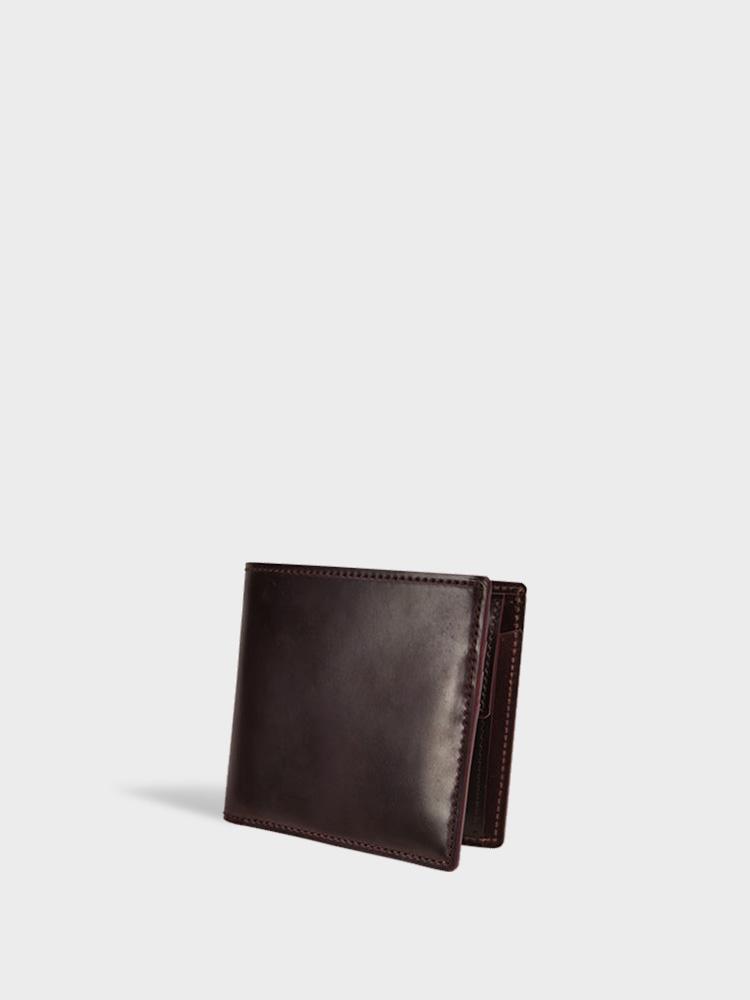 SHELL CORDOVAN 2 Bi-fold Wallet with Coin Purse