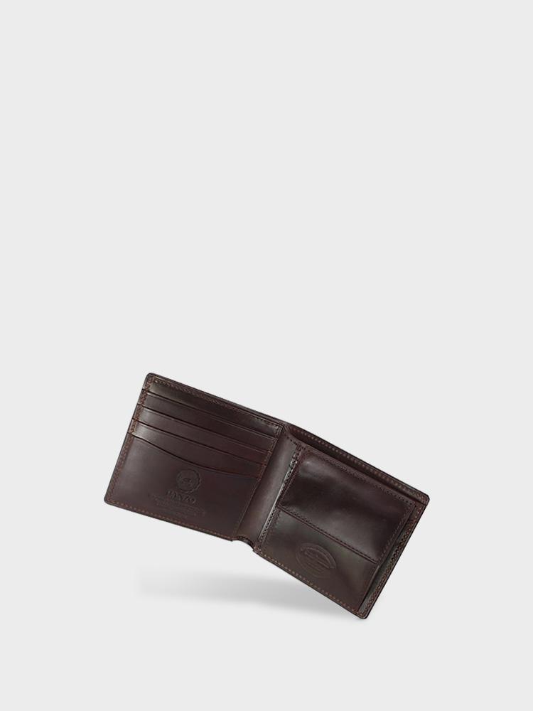 SHELL CORDOVAN 2 Bi-fold Wallet with Coin Purse