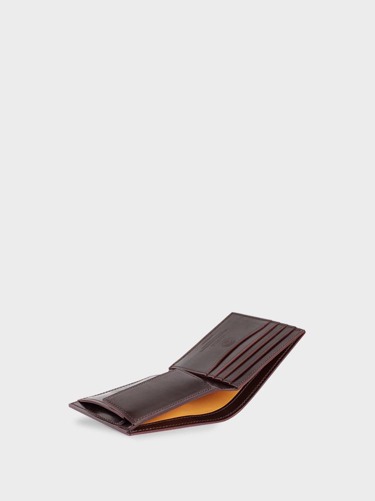 SHELL CORDOVAN 2 Bi-fold Wallet with Coin Purse