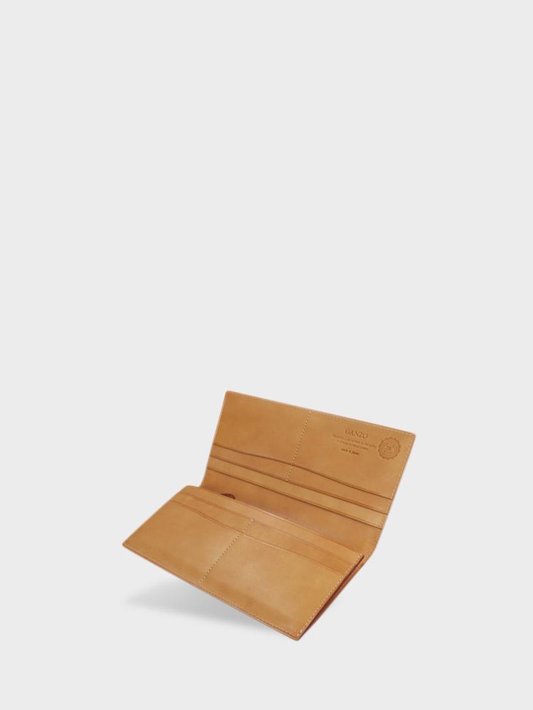 CORDOVAN Long Wallet with Zipper Coin Purse