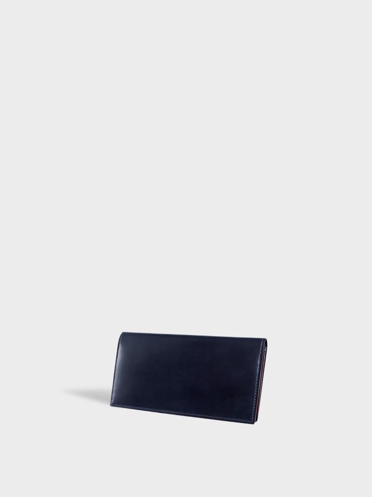 SHELL CORDOVAN 2 Long Wallet with Zipper Coin Purse