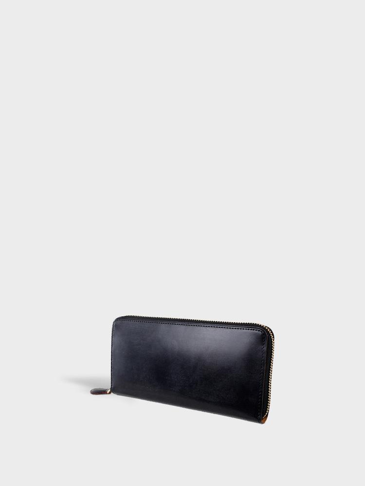 THIN BRIDLE Round Zipper Wallet