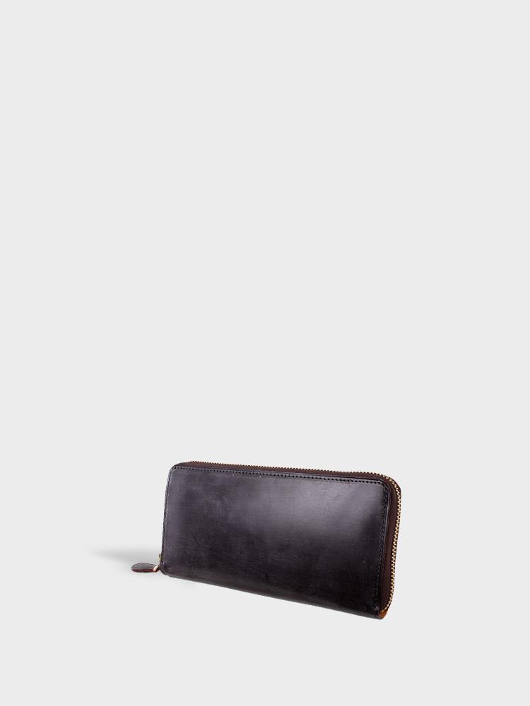 THIN BRIDLE Round Zipper Wallet