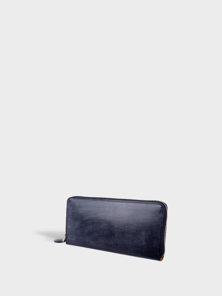 THIN BRIDLE Round Zipper Wallet