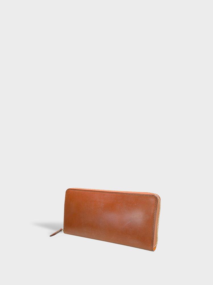 THIN BRIDLE Round Zipper Wallet