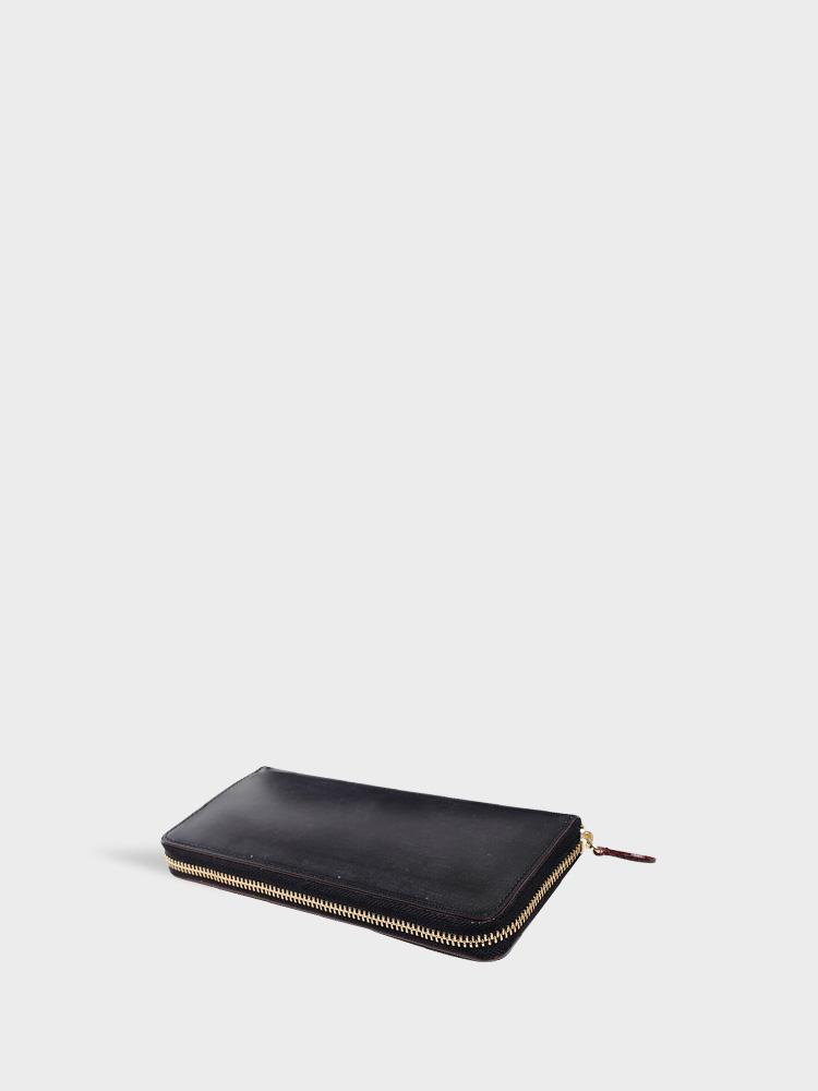 THIN BRIDLE Round Zipper Wallet