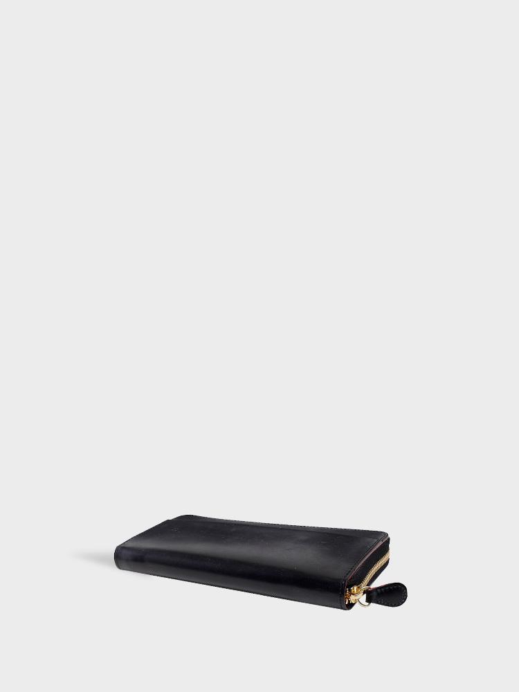 THIN BRIDLE Round Zipper Wallet