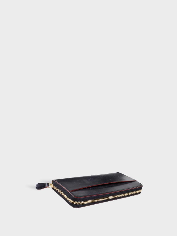 THIN BRIDLE Round Zipper Wallet