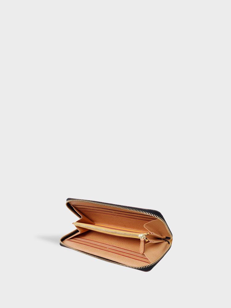 THIN BRIDLE Round Zipper Wallet