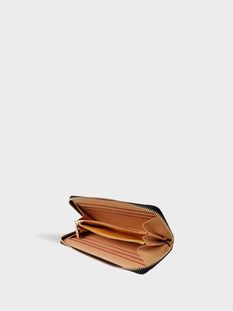 THIN BRIDLE Round Zipper Wallet