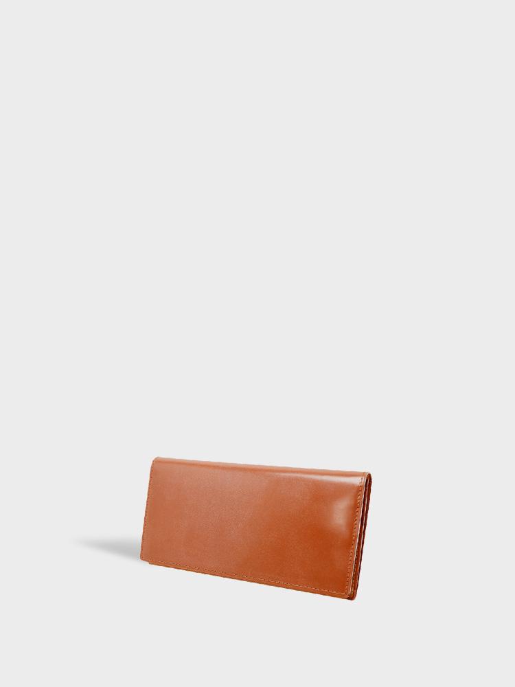 THIN BRIDLE Long Wallet with Zipped Coin Purse