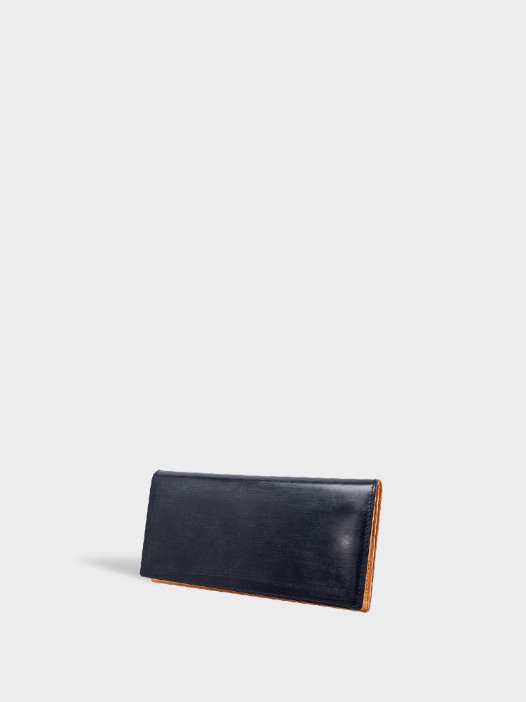 THIN BRIDLE Long Wallet with Zipped Coin Purse