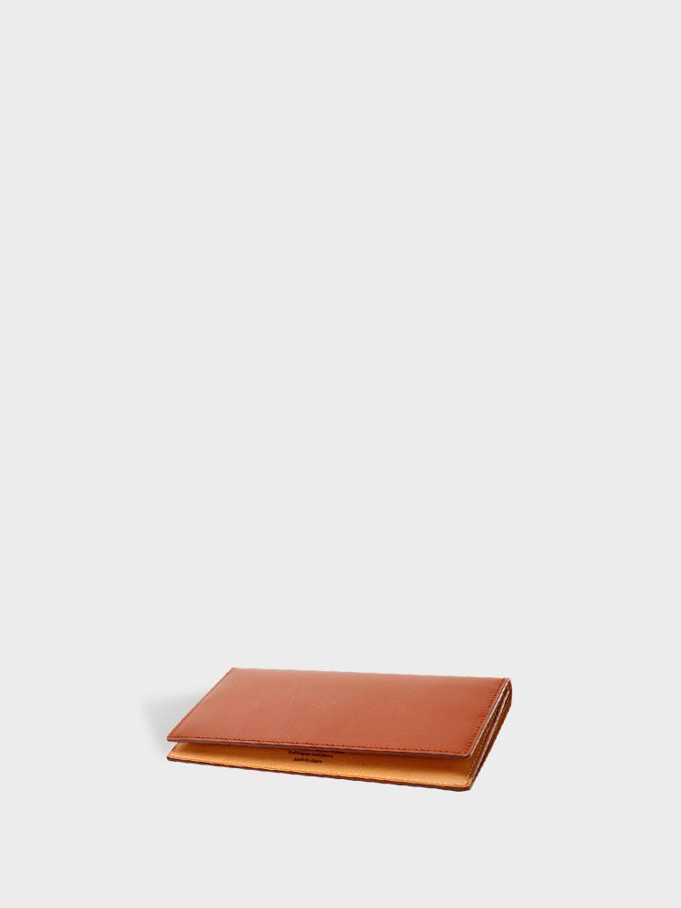 THIN BRIDLE Long Wallet with Zipped Coin Purse