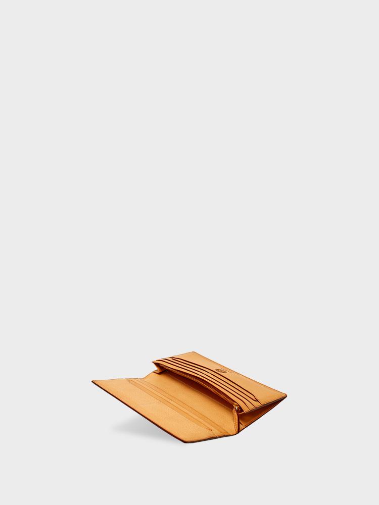 THIN BRIDLE Long Wallet with Zipped Coin Purse