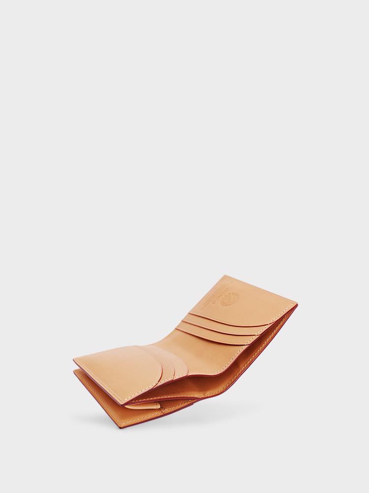 CORDOVAN Compact Wallet with Box Coin Purse