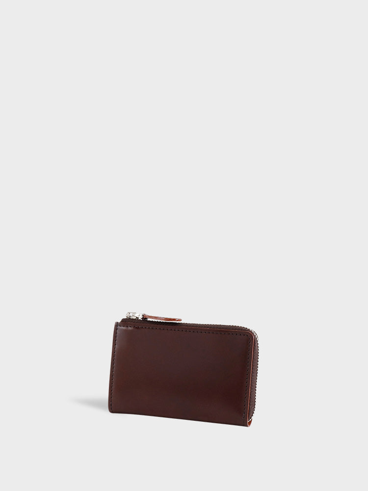 CORDOVAN AUTHENTIC L zip coin purse