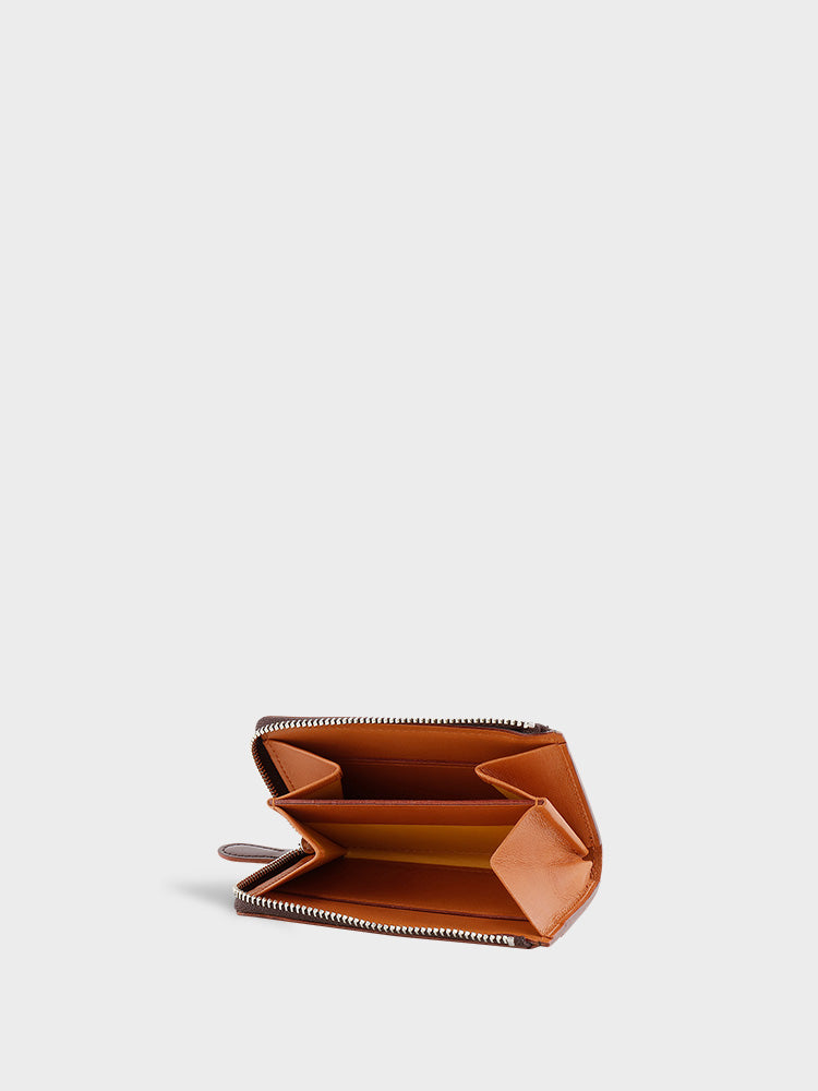 CORDOVAN AUTHENTIC L zip coin purse