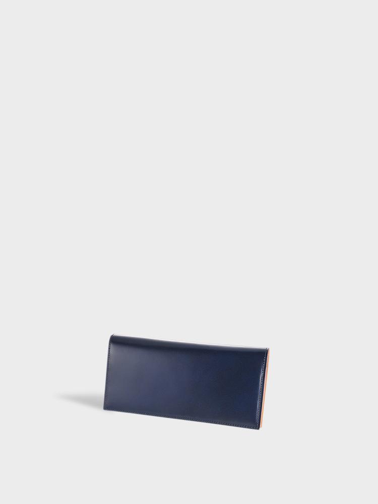 CORDOVAN Gusset Opening Long Wallet