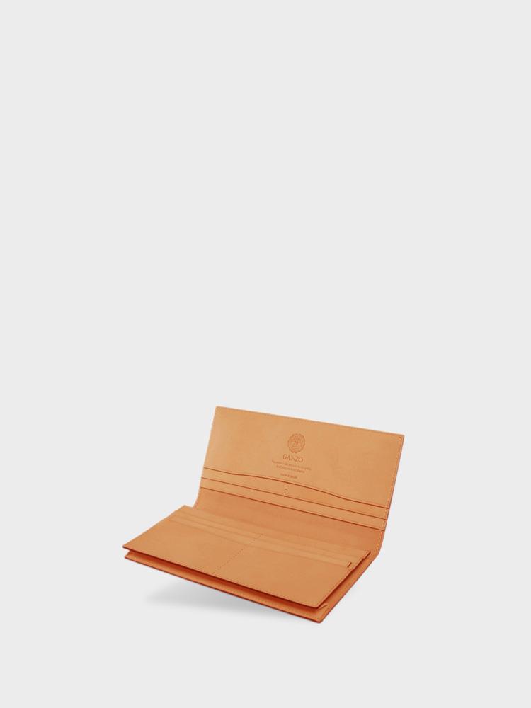 CORDOVAN Gusset Opening Long Wallet
