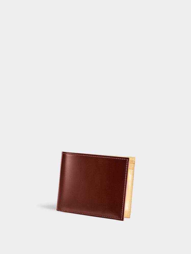 CORDOVAN Bi-fold Wallet with Coin Purse
