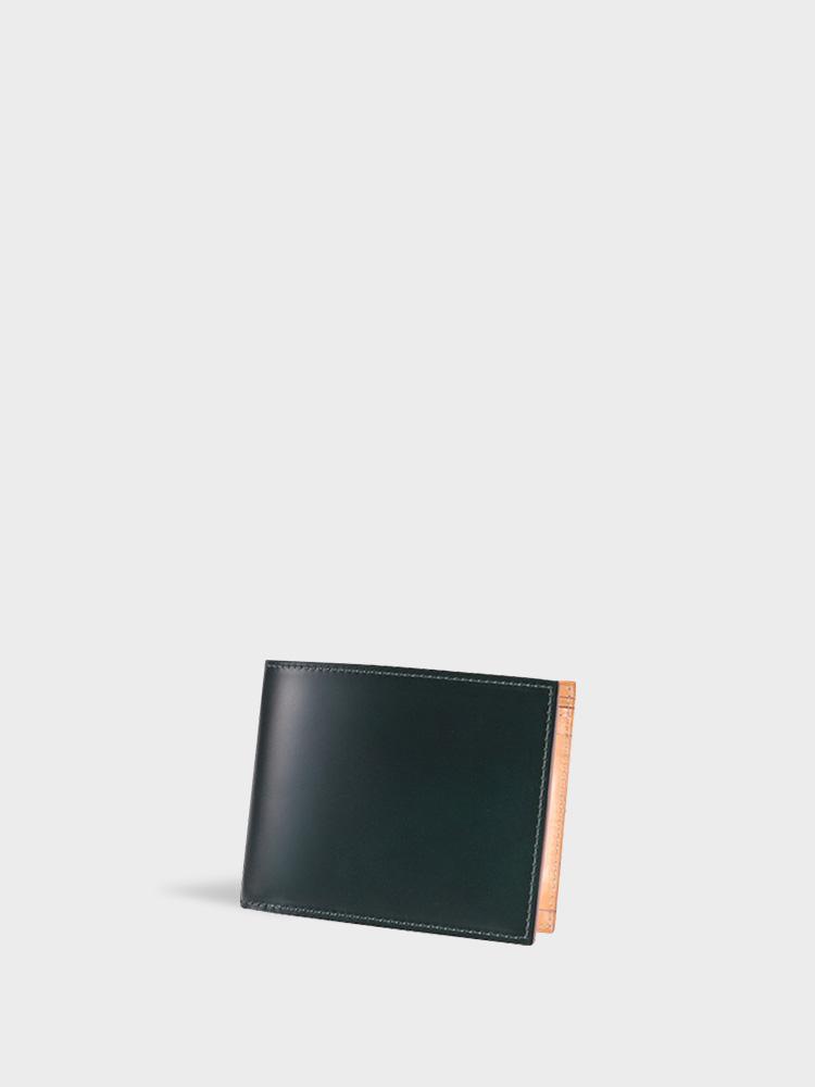 CORDOVAN Bi-fold Wallet with Coin Purse
