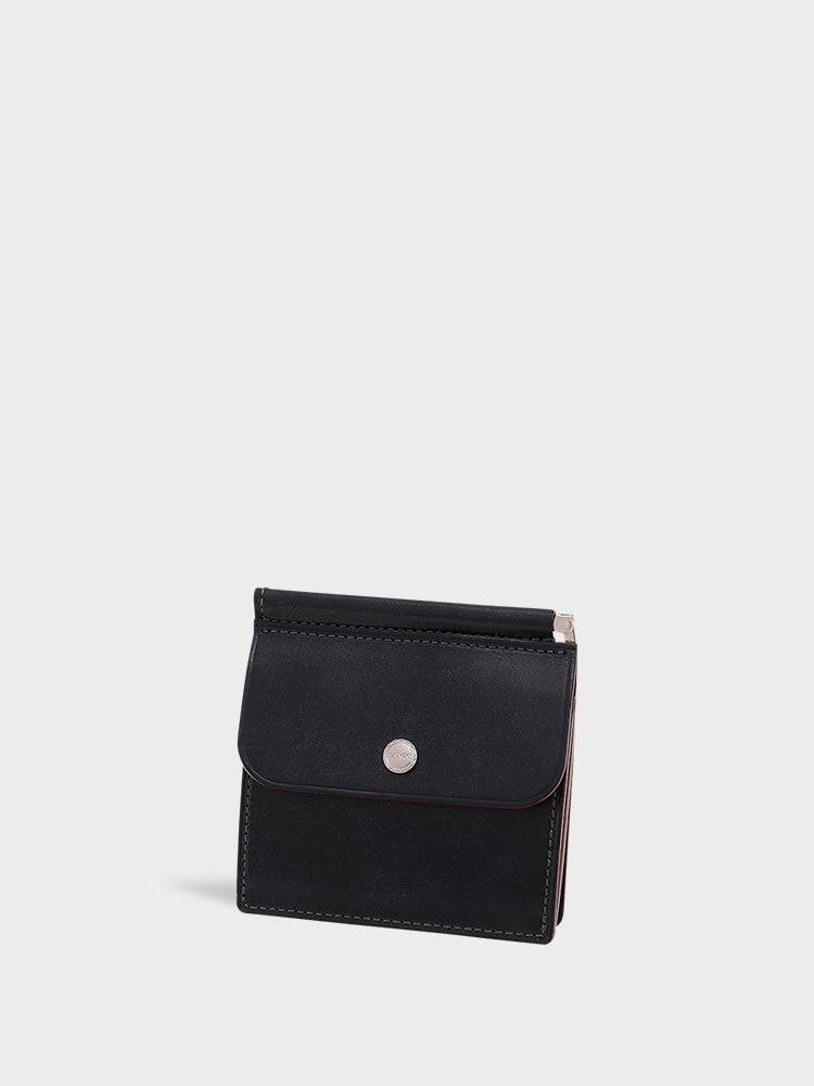 AVON(BRIDLE LEATHER) Money Clip with Coin Purse