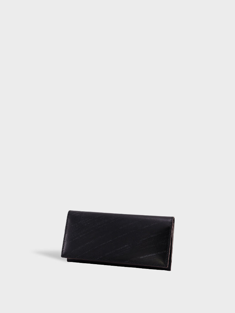 AVON(BRIDLE LEATHER) Long Wallet with Zipper Coin Purse