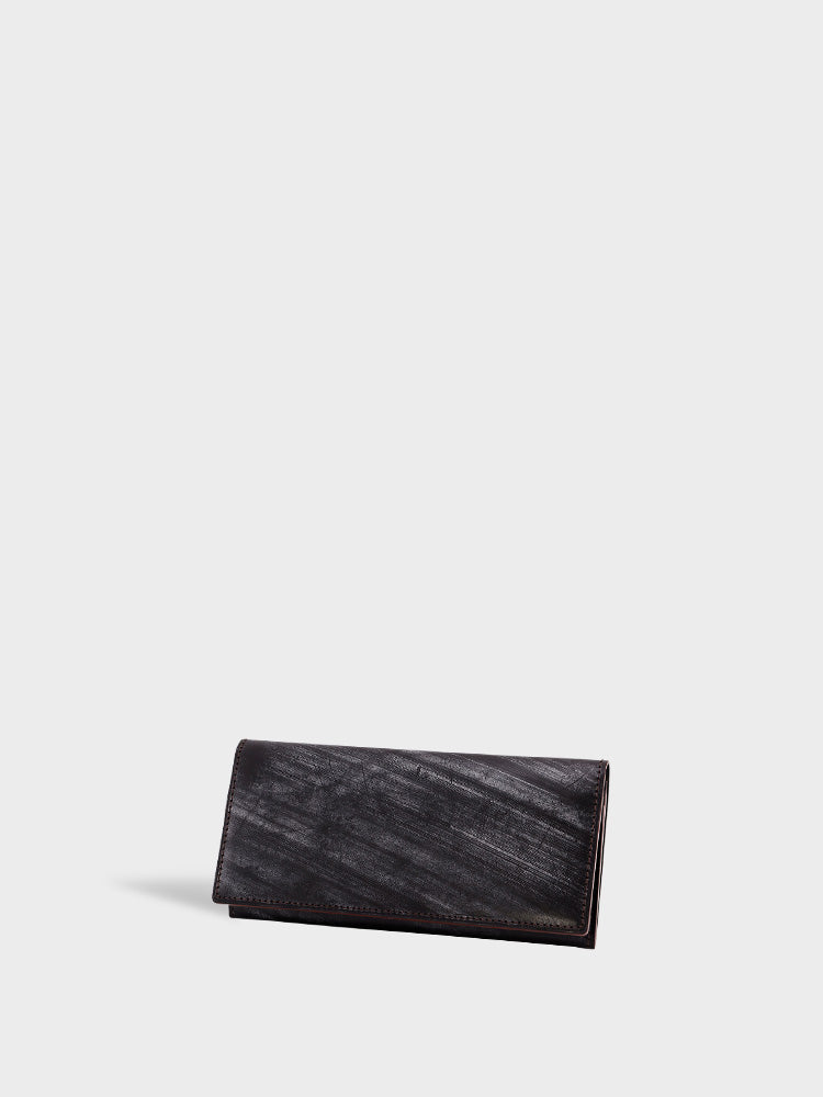 AVON(BRIDLE LEATHER) Long Wallet with Zipper Coin Purse