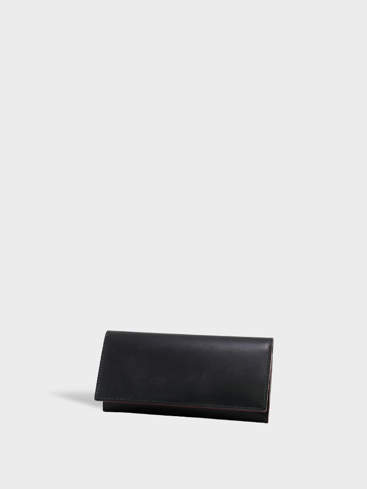 AVON(BRIDLE LEATHER) Long Wallet with Zipper Coin Purse