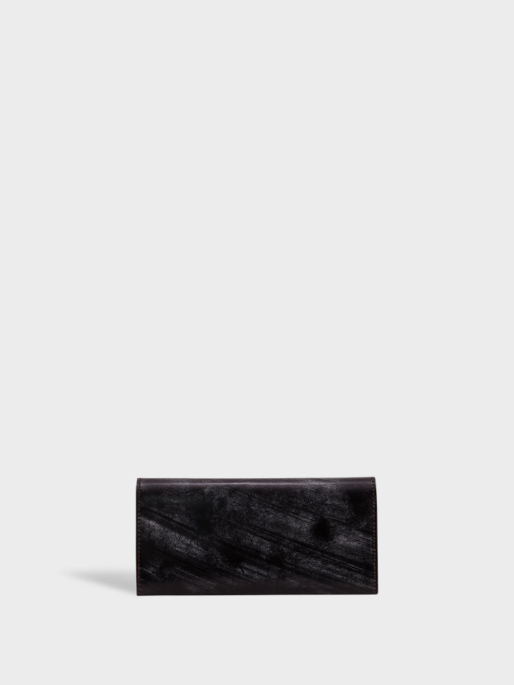 AVON(BRIDLE LEATHER) Long Wallet with Zipper Coin Purse