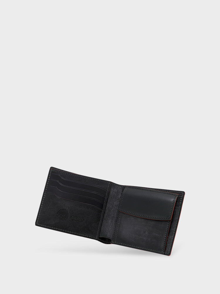 AVON(BRIDLE LEATHER) Bi-fold Wallet with Coin Purse