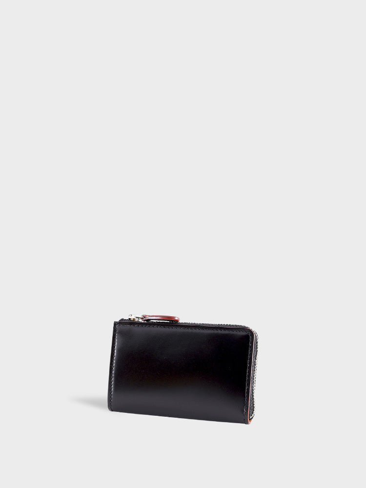 CORDOVAN L zip coin purse
