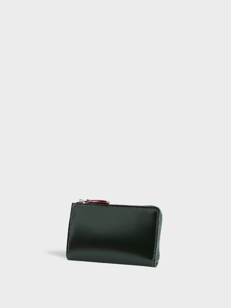 CORDOVAN L zip coin purse
